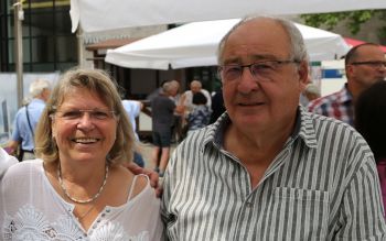 Ursula und Werner-Emil-Michael Krausert (beide 71) aus Goldbach bei Aschaffenburg blicken auf 50 Jahre Eheleben zurück.