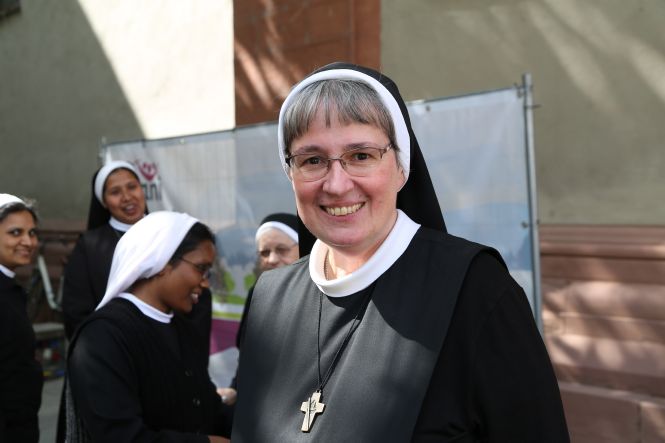 Schwester Johanna Ankenbauer (53) von der Gemeinschaft der Ursulinen in Würzburg.