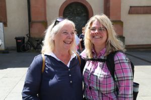 Barbara Fichtinger (69) und Tamara Haas (40) aus Zellingen am Main.