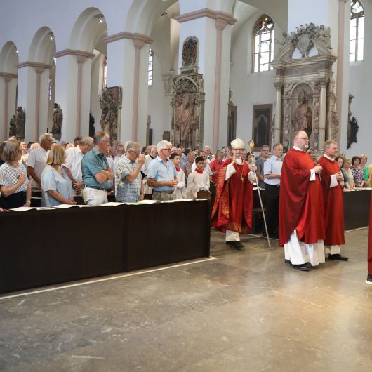 Einen Kiliani-Gottesdienst zum Diözesankirchenmusiktag hat Bischof Dr. Franz Jung am Samstag, 8. Juli, dem Hochfest der Frankenapostel, mit Kirchenchören aus dem ganzen Bistum Würzburg gefeiert.